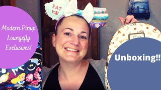 Loungefly Exclusives Unboxing!! - Modern Pinup Exclusive Backpacks!
