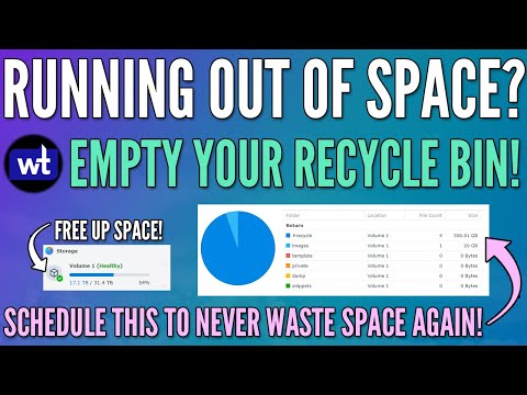 How to Empty the Recycle Bin On a Synology NAS | TUTORIAL