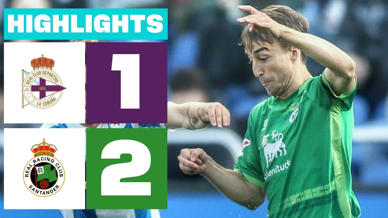 RC DEPORTIVO 1 - 2 REAL RACING CLUB | RESUMEN LALIGA HYPERMOTION - YouTube