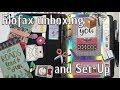 Unboxing and set up of brand new Filofax Planner