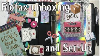 Unboxing and set up of brand new Filofax Planner