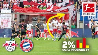 Top 10 Most Unexpected Goals I RB Leipzig vs FC Bayern München I Lewandowski, Poulsen, Müller \& More