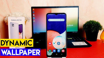 How to Enable Dynamic lock screen In Samsung Galaxy A22