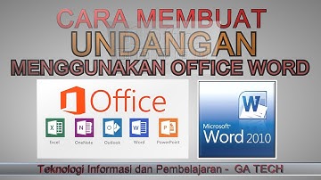 Cara Membuat Surat Undangan Menggunakan Microsoft Office Word || Materi Informatika SMK