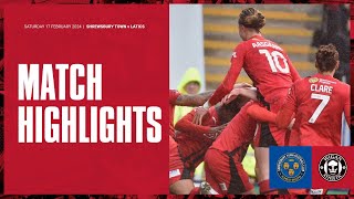 Match Highlights | Shrewsbury Town 0 Latics 1