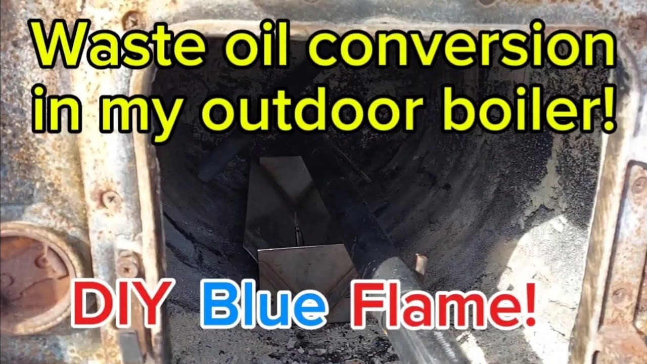 Переработка отработанного масла в моём уличном котле! Больше никогда не жгите дрова!