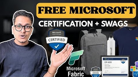 ₹25,000 Microsoft Certificate for FREE | Last 15 days | Fabric Data Days