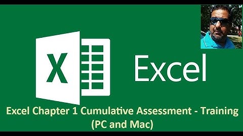 MyLab: Excel Chapter 1 Cumulative Assessment -Training (PC and Mac)
