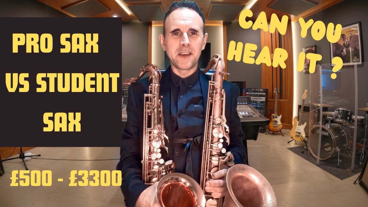 Student Saxophone vs Professional Saxophone: Play Test Comparison (Can You Hear the Difference?)