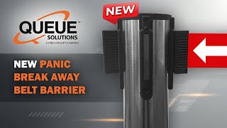 Panic Break Away Belt Barrier - New Product at Queue Solutions