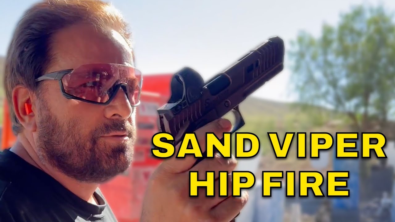 Shooting a Sand Viper from the Hip