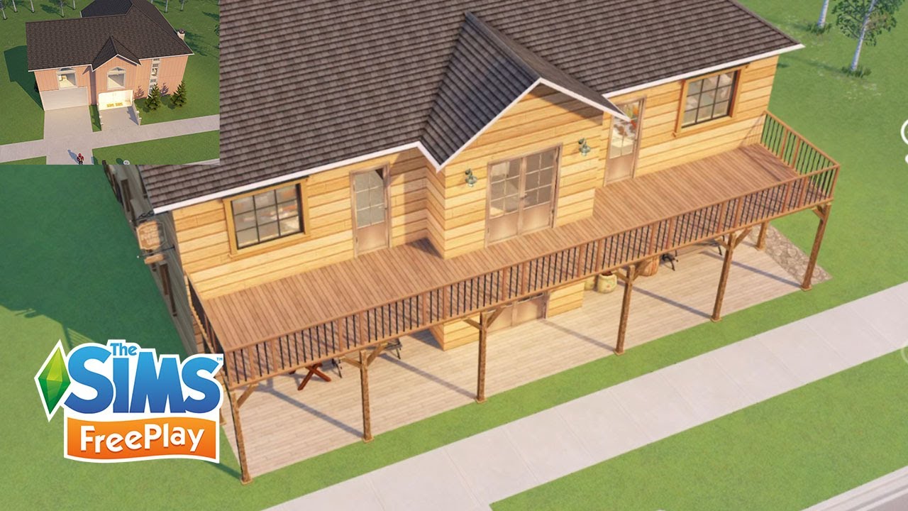Реконструкция дома в Sims Freeplay Prize | Величественный салун