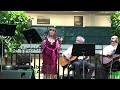 "Trinklied" von Yetvart Munziyan . "All of me" ( Billie Holiday ) Gitarre Friedrich Wetter