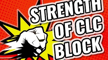 clc block - strength of clc block