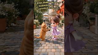 A young girl gets a cat photographer. 😍😻😹😂