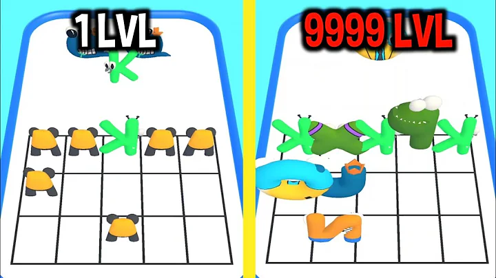 MAX LEVEL in Merge Alphabet Lore Letter Run Game