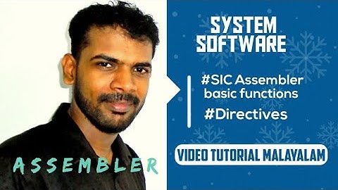 System Programming (System Software ) #4 | Assembler Directives | ComputerScience  video | Malayalam