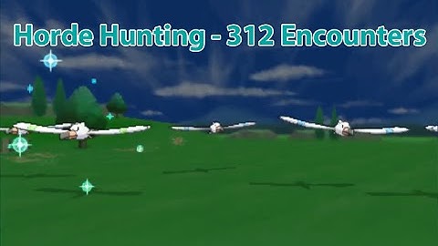 (Live) Shiny Wingull #2 - Pokemon X - 312 Horde Encounters
