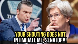 FED-UP Pete Hegseth FURIOUSLY DESTROYS Elizabeth Warren's WOKE ATTACK on Military Standards.
