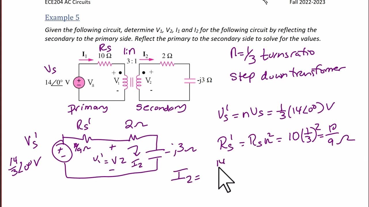 ECE204 Lecture 53d Mutual Inductance, Linear, and Ideal Transformers
