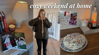 HOME VLOG 🏡 cozy home refresh, book shopping, baking & slow weekend at home!