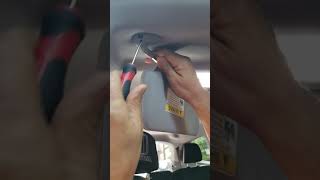Como quitar la vicera o tapa sol de Honda pilot 2018
