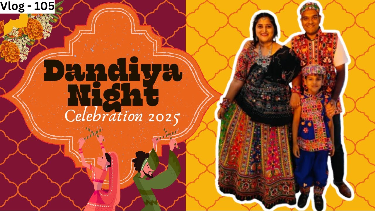 Dandiya Night Special Vlog 💃 | Best Experience | Elpro Mall | Navratri 2025 | Vlog 105 