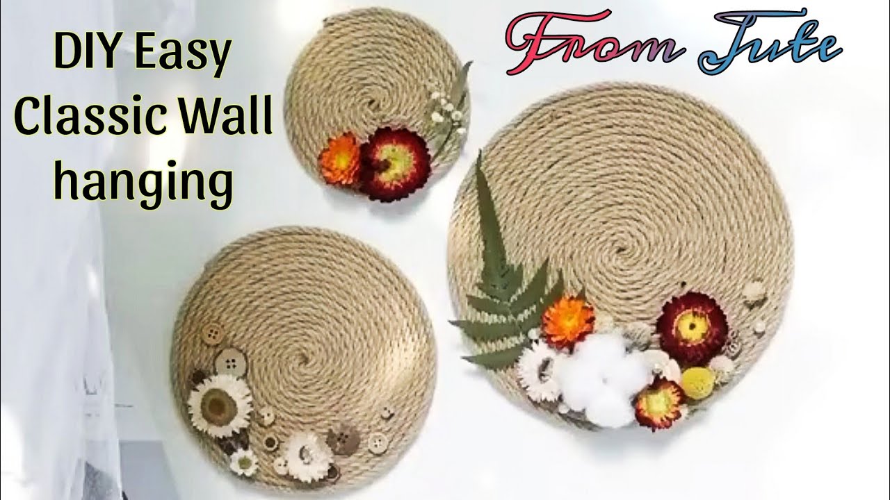 Curated visual reference: Picture Idea: Handmade Wall Hanging From Jute Beautiful Wall Hanging Design Ideas