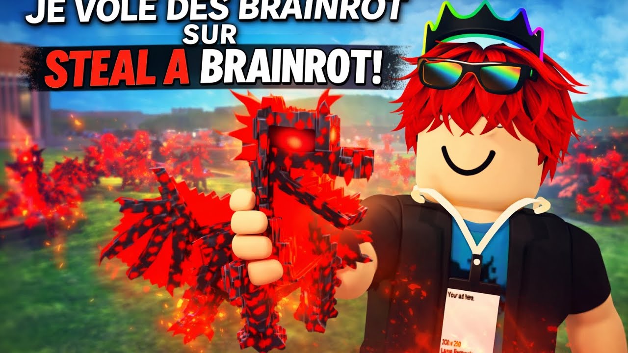 JE VOLE DES BRAINROT DEN PUBLIC (jen ai vole aucun) Roblox Vole un Brainrot