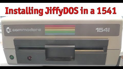 Installing a JiffyDOS in a Commodore 1541 Disk Drive