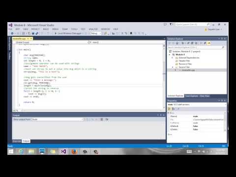 CS 161 Reverse String