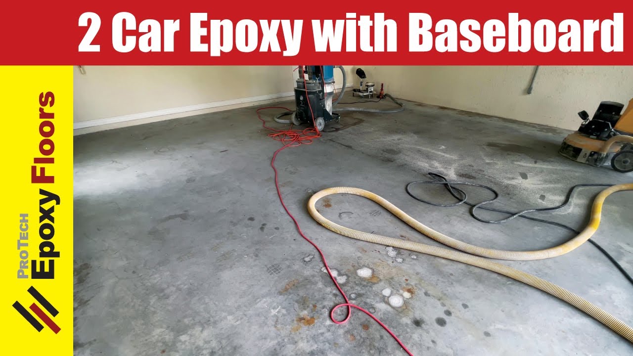 2 Car Garage Epoxy Floor - YouTube