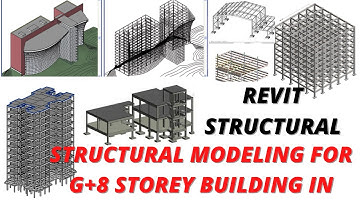 REVIT STRUCTURAL MODELING FOR G+8 STOREY BUILDING II PLACING OF STRUCTURAL COLUMNS & BEAMS II