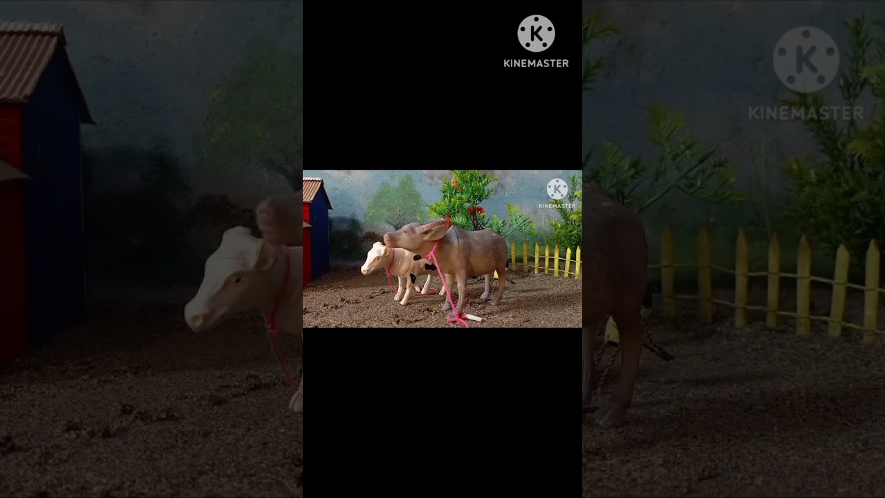 diy how to make diorama cow shed | 