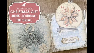 Christmas Gift Journal YouTube Tutorial