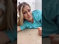 Girl Rapping to a Slug on her Rug TikTok
