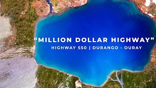 Million Dollar Highway | Highway 550 Durango - Ouray | 4K Drone Video