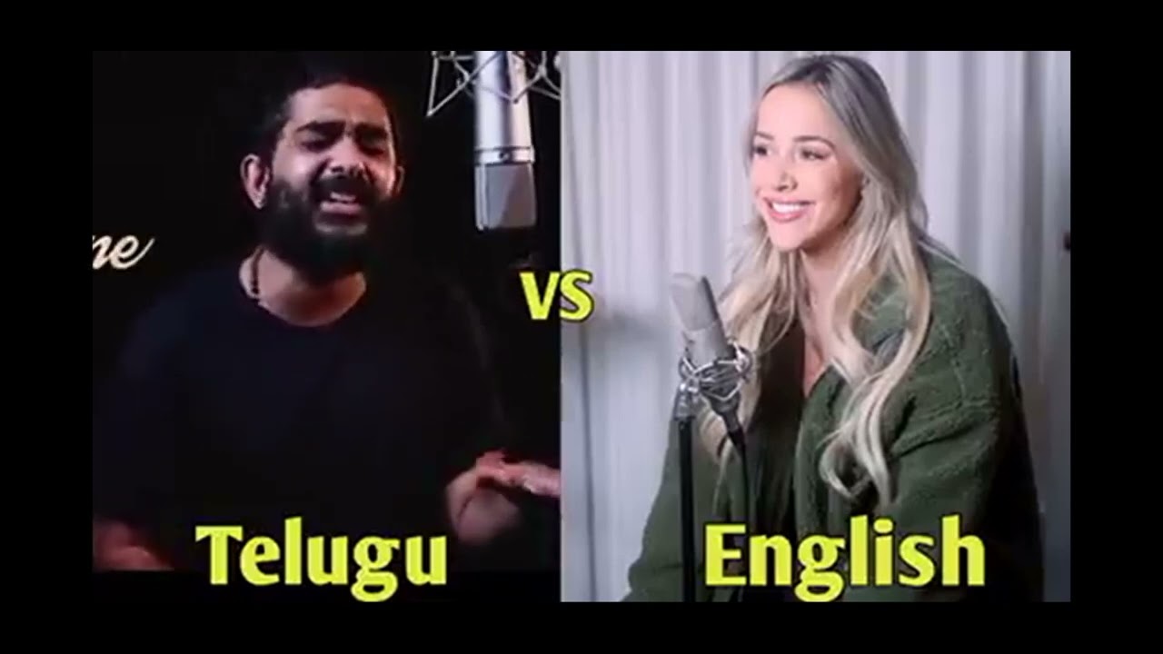 srivalli song Tenglu vs English .