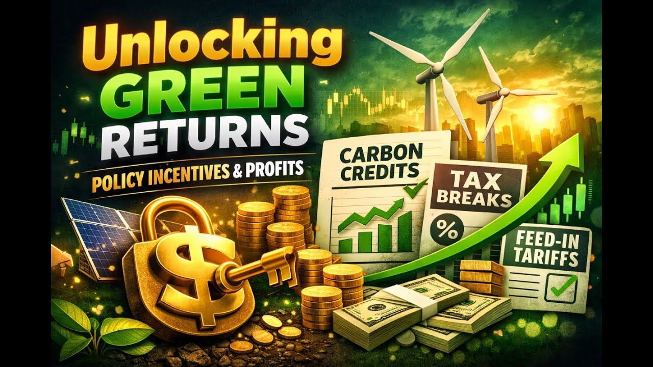Unlocking Green Returns 💰 | How Policy Incentives Make Renewable Energy Profitable 