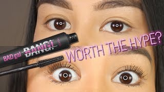 TESTING OUT THE BENEFIT BAD GAL BANG MASCARA!  |  REVIEW