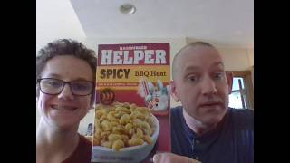 Spicy BBQ Heat Hamburger Helper!  3 out of 3 on the Heat Scale!  Live Dinner Special!