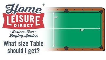 What Size Pool Table is Right for Me? - Pool Table Buying Advice