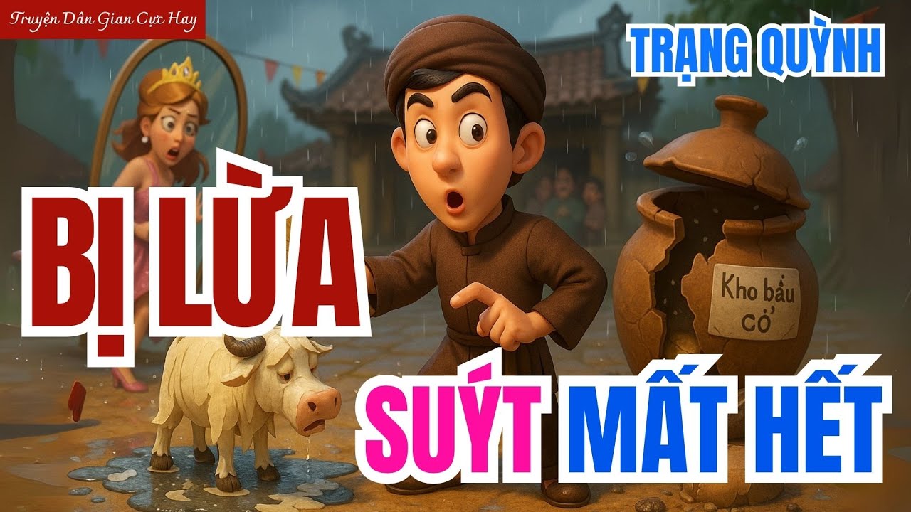 Trạng Quỳnh bị lừa SUÝT MẤT HẾT & Cái kết khiến cả làng CƯỜI LĂN LÓC | Truyện Audio đêm khuya