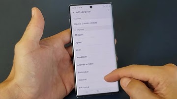 Galaxy Note 10 / 10+: How to Change Language (Stuck in Chinese, Korean?)