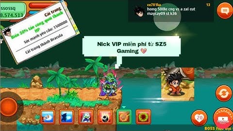 Cho nick ngọc rồng vip - ngọc rồng online