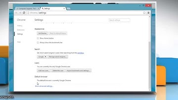 How to make Google™ Chrome the default browser in Windows® 8.1