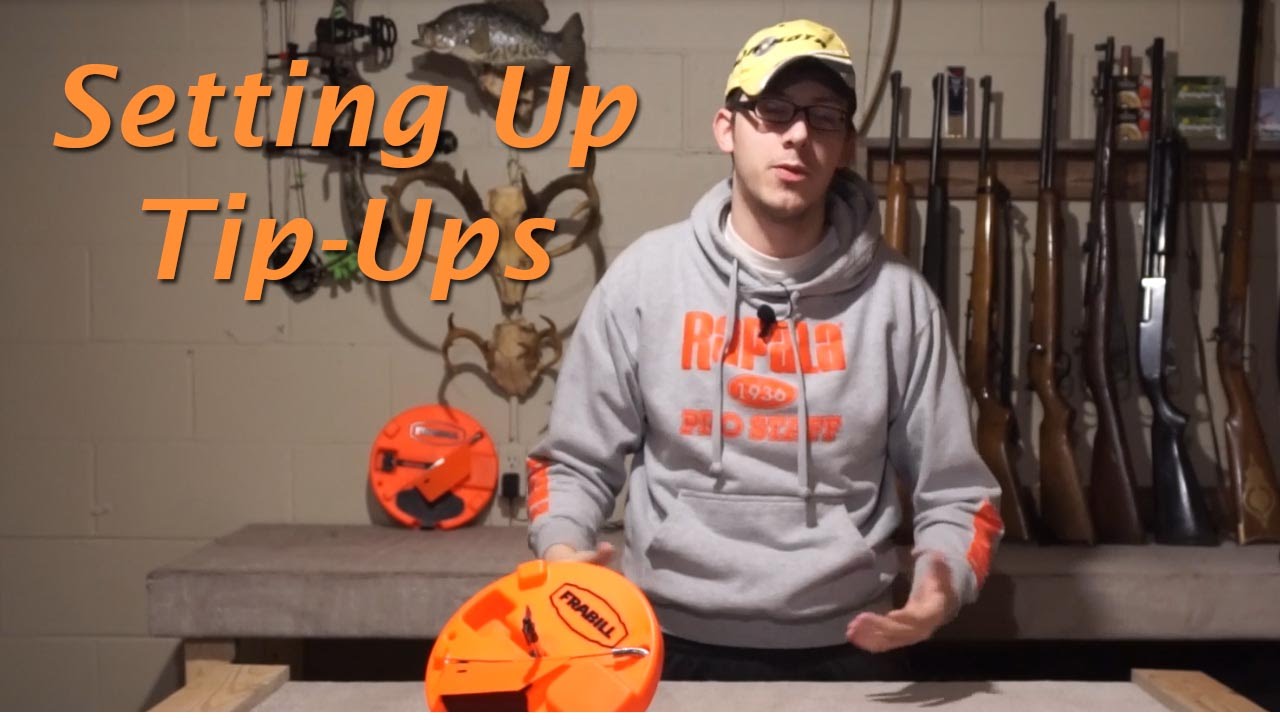 How to Set Up a Tip-Up For Ice Fishing 