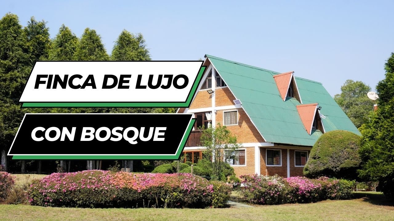 Se Vende Finca de Lujo con Bosque y Arroyo cerca de CDMX