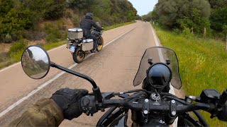 Royal Enfield Himalayan 450 - road riding in Sardinia on press launch by The Classic Motorcycle Channel 3 1,315 views 1 month ago 6 minutes, 18 seconds