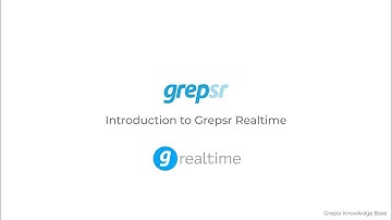 Introduction to Grepsr Realtime